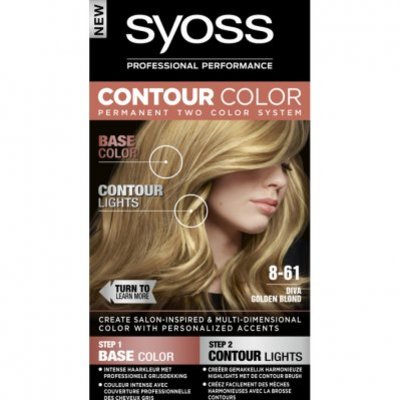 Syoss Contour color 8-61 diva golden brown bnl